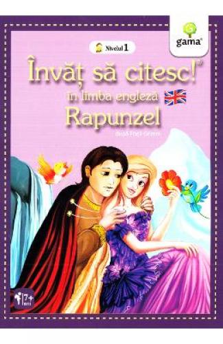 Invat sa citesc in limba engleza - Rapunzel - Nivelul 1 - Carti pentru copii - Carti copii in limbi straine