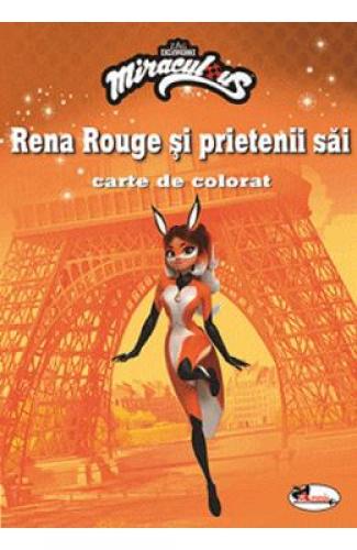 Rena Rouge si prietenii sai Carte de colorat - Carti pentru copii - Carti de colorat