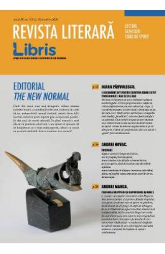 Revista literara Libris Nr 3 (13) - Noiembrie 2020 - Reviste -